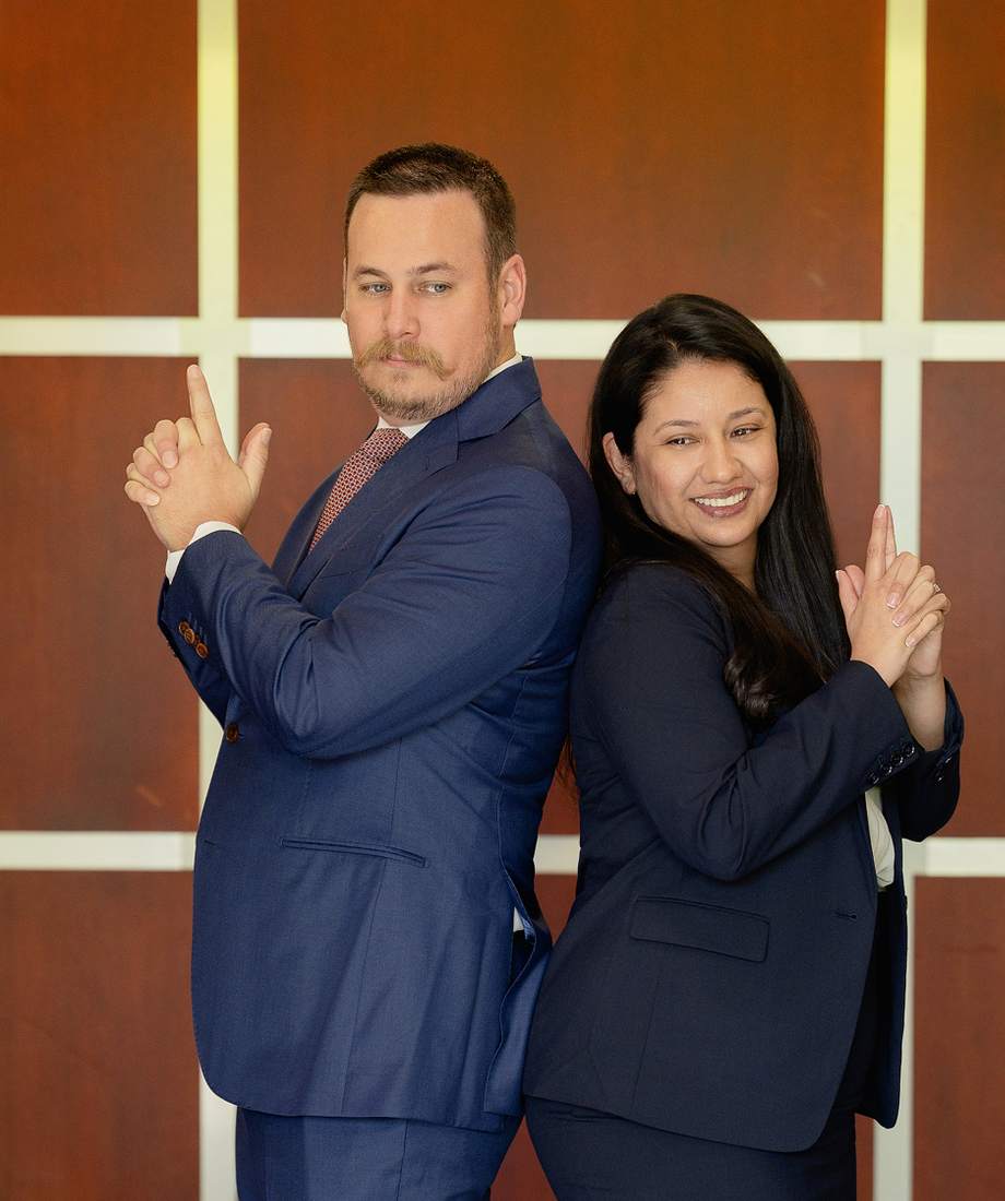 Founding partners Josué Cristóbal Guerrero and Cynthia Velasco at the firm's offices